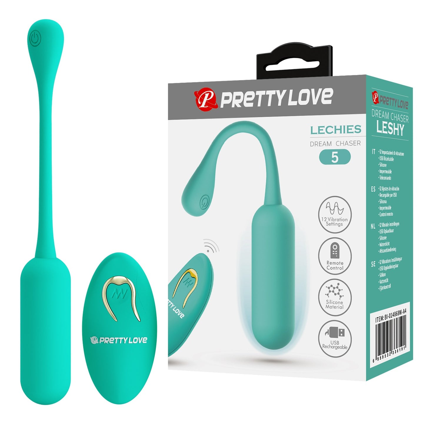 Pretty Love Lechies 5 Rechargeable Vibrating Egg with Remote