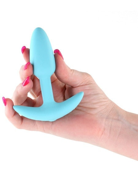 NS Novelties Techno Trance Vibrating Anal Plug - Blue