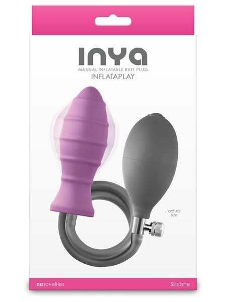 Inya Inflatplay Manual Inflatable Butt Plug