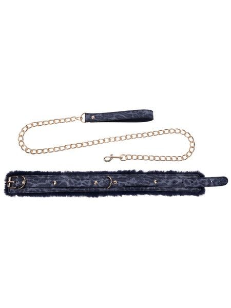 Sex & Mischief Cougar Fur Collar & Leash