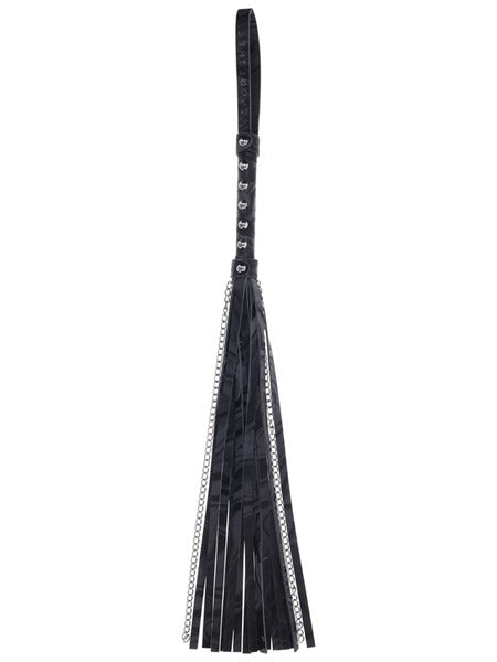 Sportsheets Sex & Mischief Velvet Noir Chain Flogger