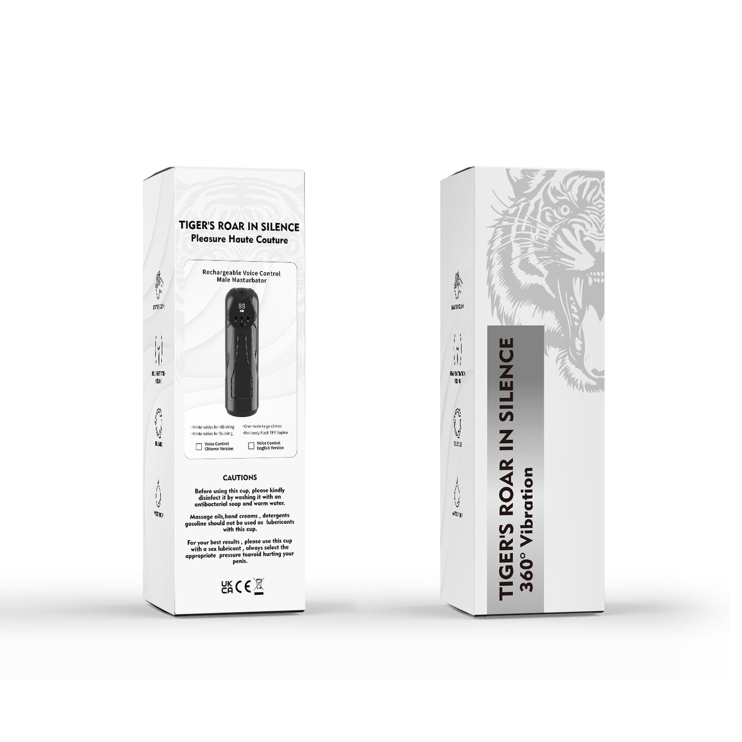 Tigers Roar Rechargeable 360° Vibration & Sucking Vagina Masturbator