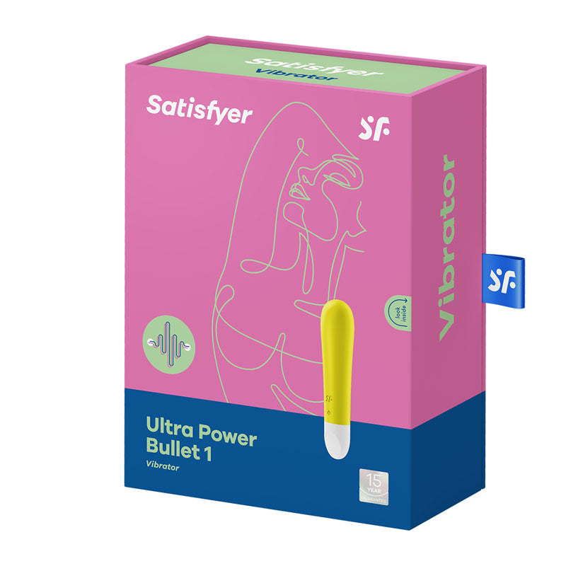 Satisfyer Ultra Power Bullet 1 Rechargeable Vibrator - Yellow