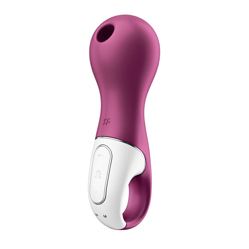 Satisfyer Lucky Libra Rechargeable Air Pulse Stimulator + Vibration - Plum