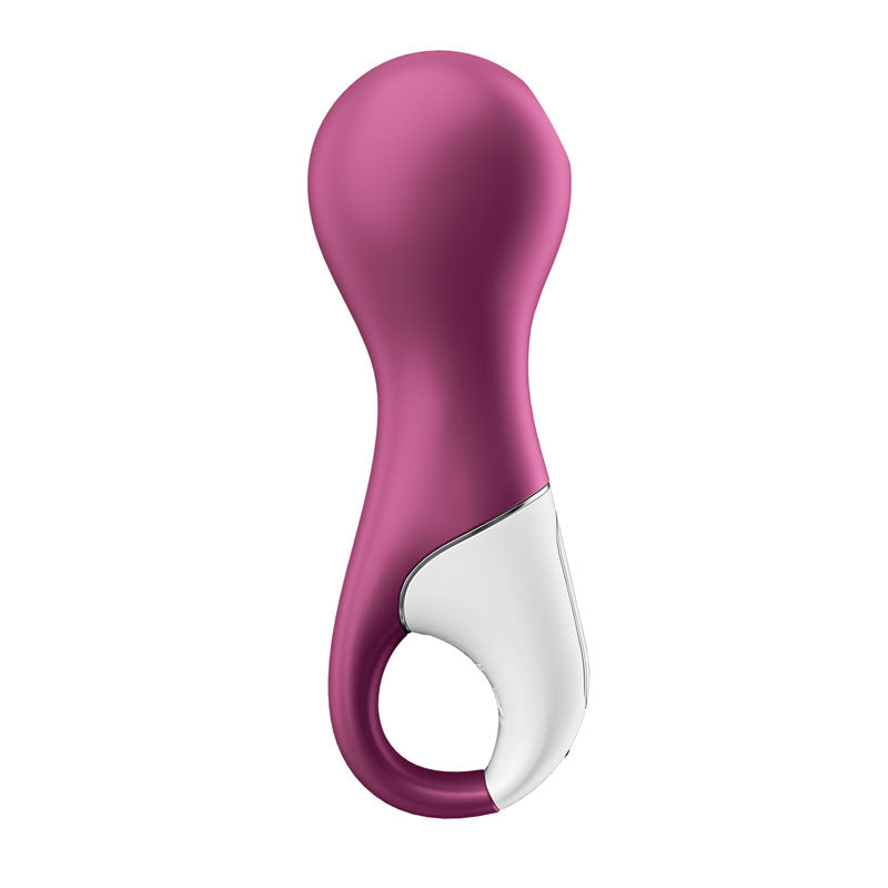 Satisfyer Lucky Libra Rechargeable Air Pulse Stimulator + Vibration - Plum
