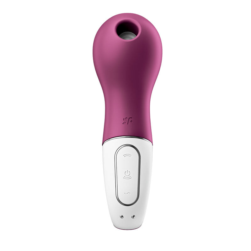 Satisfyer Lucky Libra Rechargeable Air Pulse Stimulator + Vibration - Plum