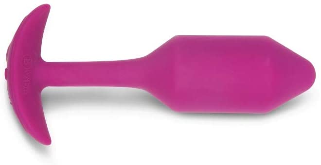 b-Vibe Vibrating Medium Snug Plug - Rose