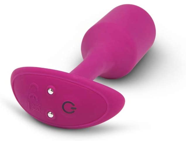 b-Vibe Vibrating Medium Snug Plug - Rose