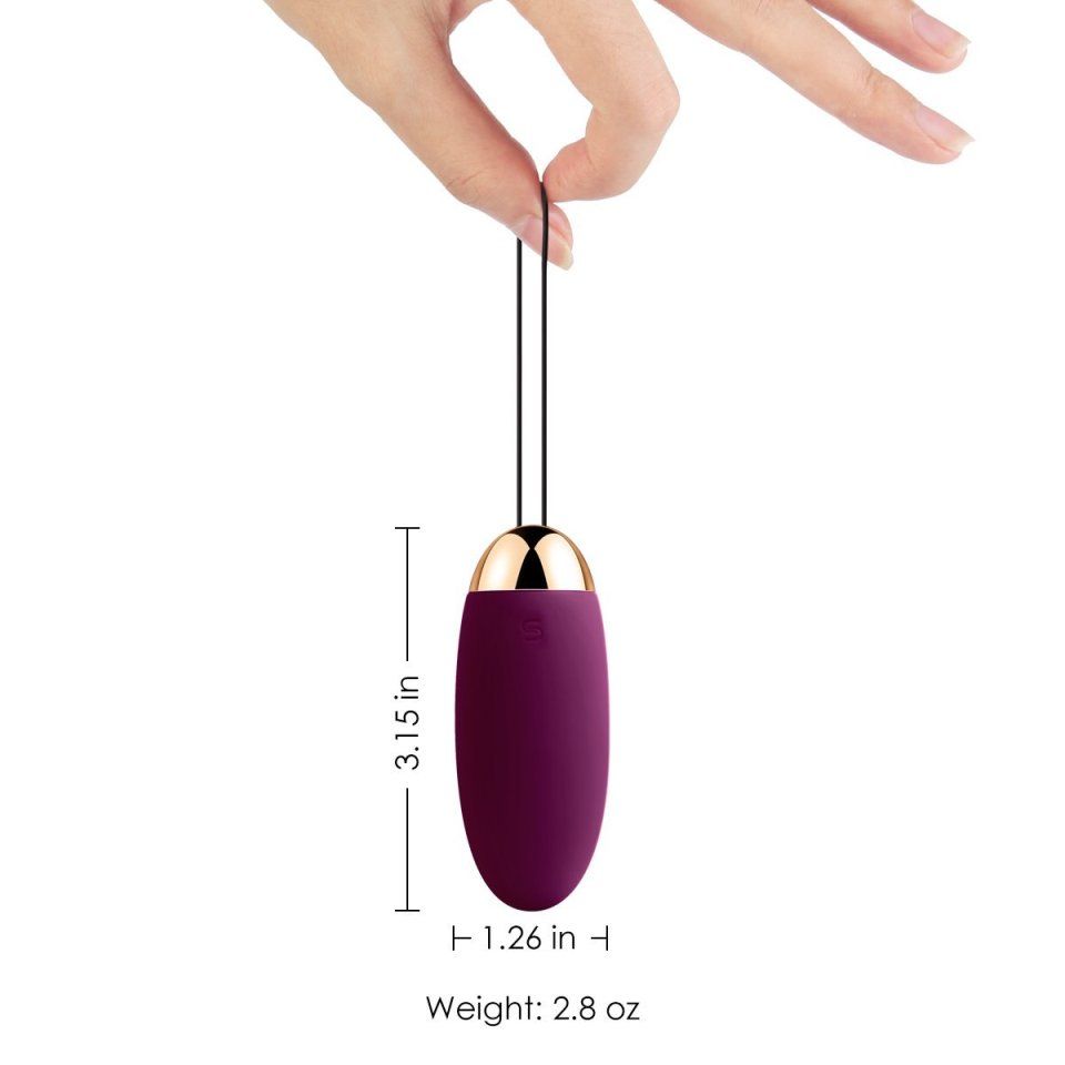 Svakom Elva Rechargeable Remote Control Vibrating Bullet - Violet