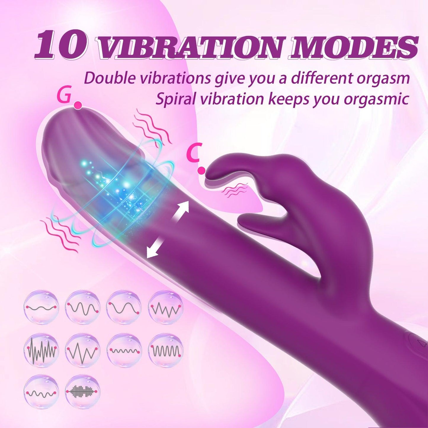 y.Love Ivan Rotating Rabbit Vibrator