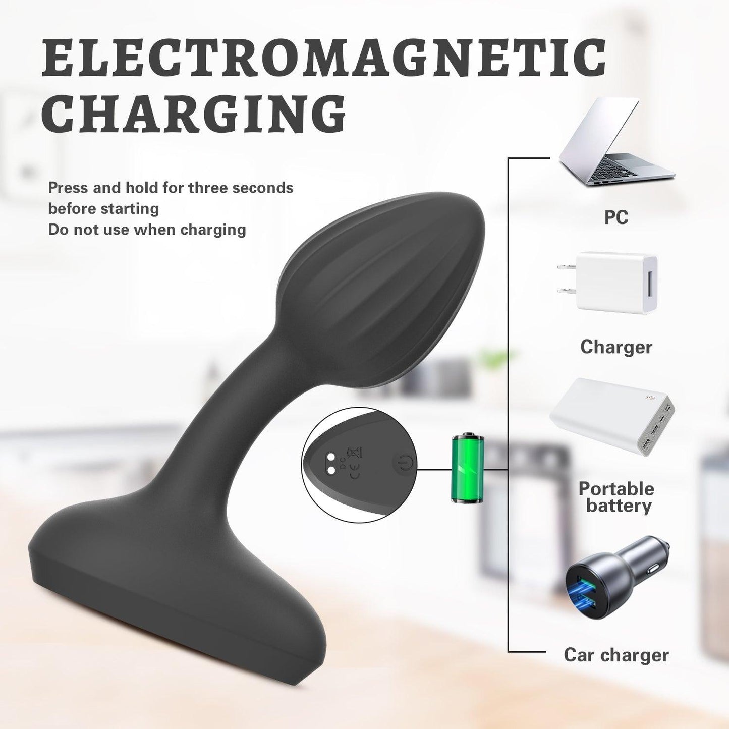 y.Love Moricz Vibrating Anal Plug with Remote Control