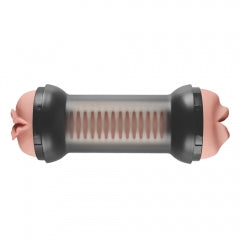 Lovetoy Products Training Master Double Side Stroker - Mouth & Pussy