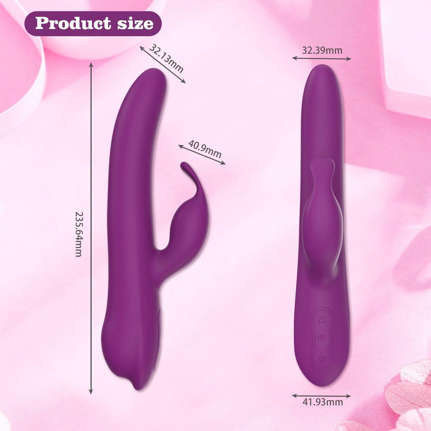 y.Love Newman 360 Rotation & Vibrating Ultra Wave Rabbit Vibrator