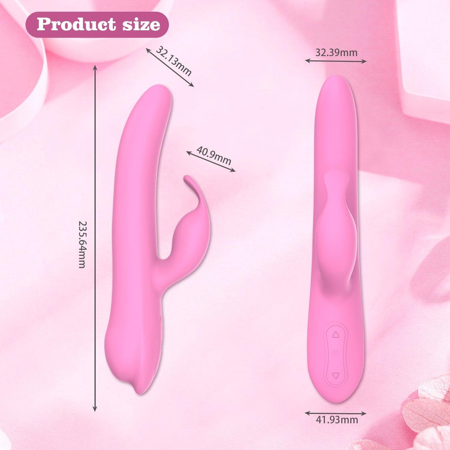 y.Love Newman 360 Rotation & Vibrating Ultra Wave Rabbit Vibrator