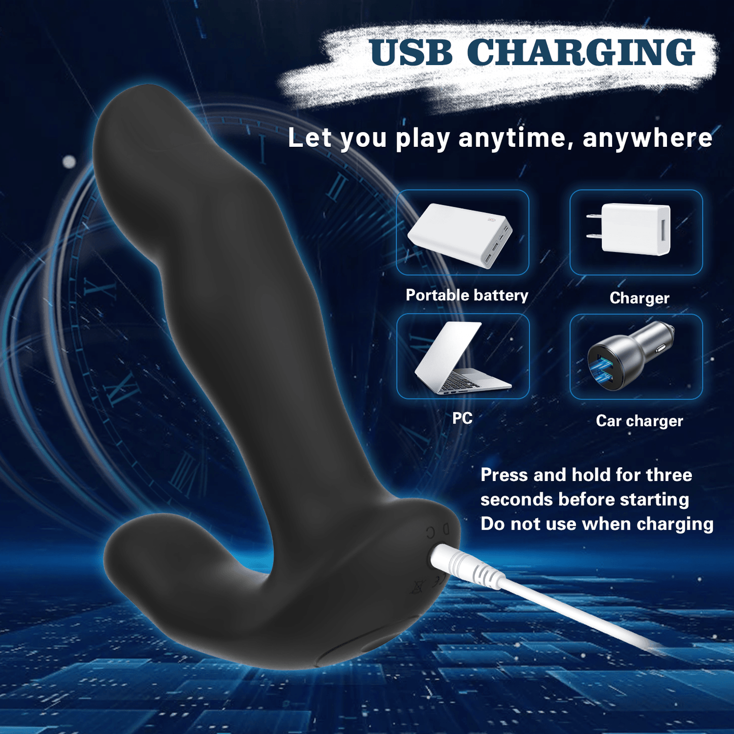 y.Love Meral Remote Control Rotating Prostate And Perineum Massager
