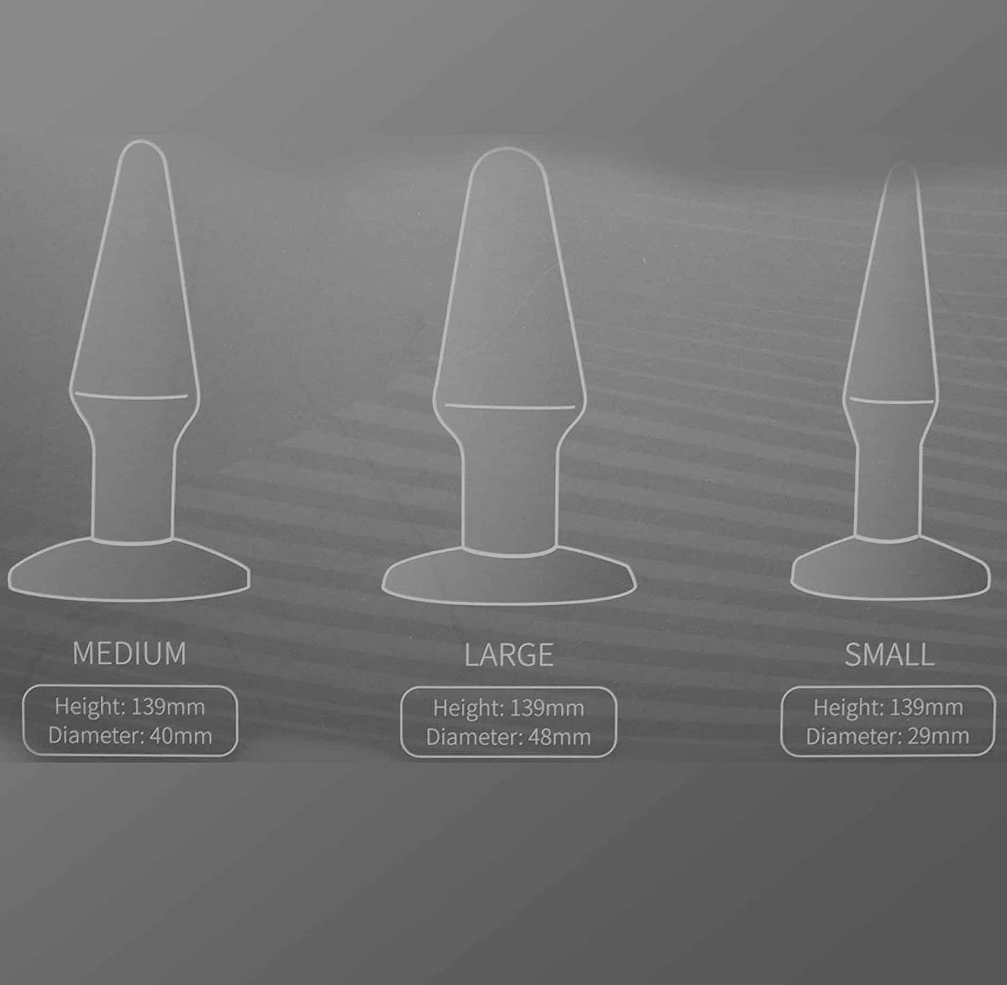Seven Creations Rider Butt Plug 3pc Trainer Set
