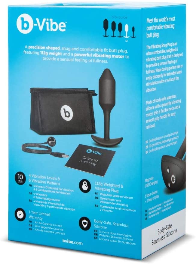 b-Vibe Vibrating Medium Snug Plug 2