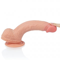 Lovetoy Products Dual Layered Silicone 8.5" Nature Cock
