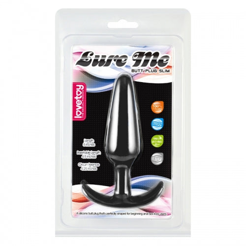 Lovetoy Products Lure Me 5" Slim Butt Plug - Large