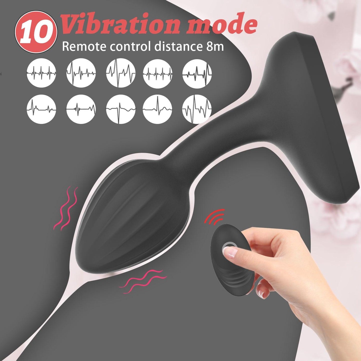 y.Love Moricz Vibrating Anal Plug with Remote Control