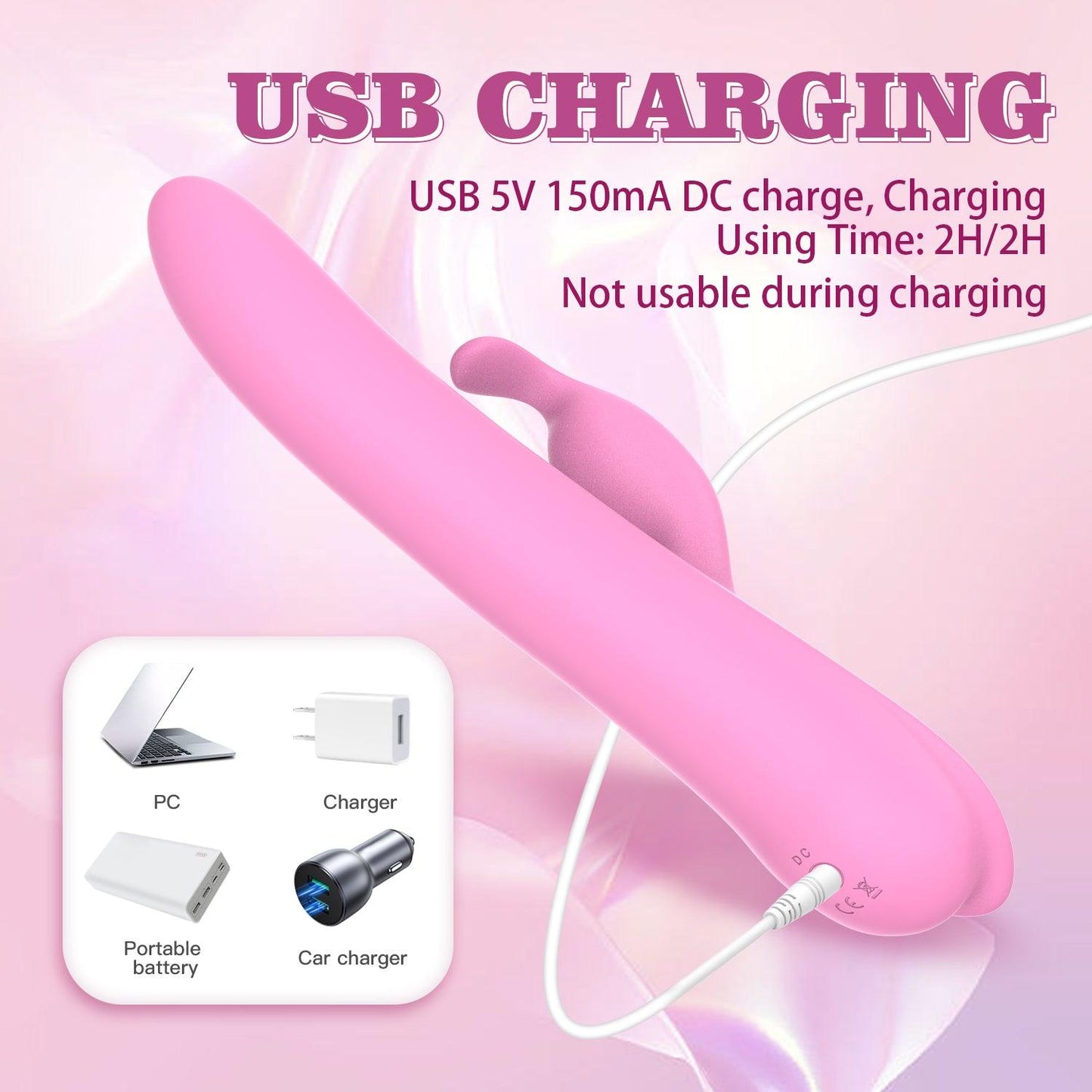 y.Love Newman 360 Rotation & Vibrating Ultra Wave Rabbit Vibrator