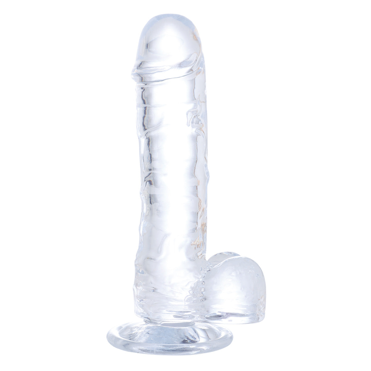 Lance's Cock Ultra Realistic 8.7'' Dildo with Balls - Clear