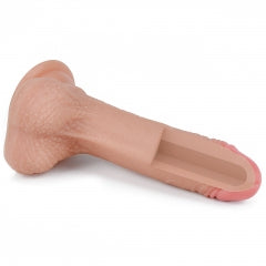 Lovetoy Nature Cock 7'' Dual Layered Silicone Realistic Dong - Light
