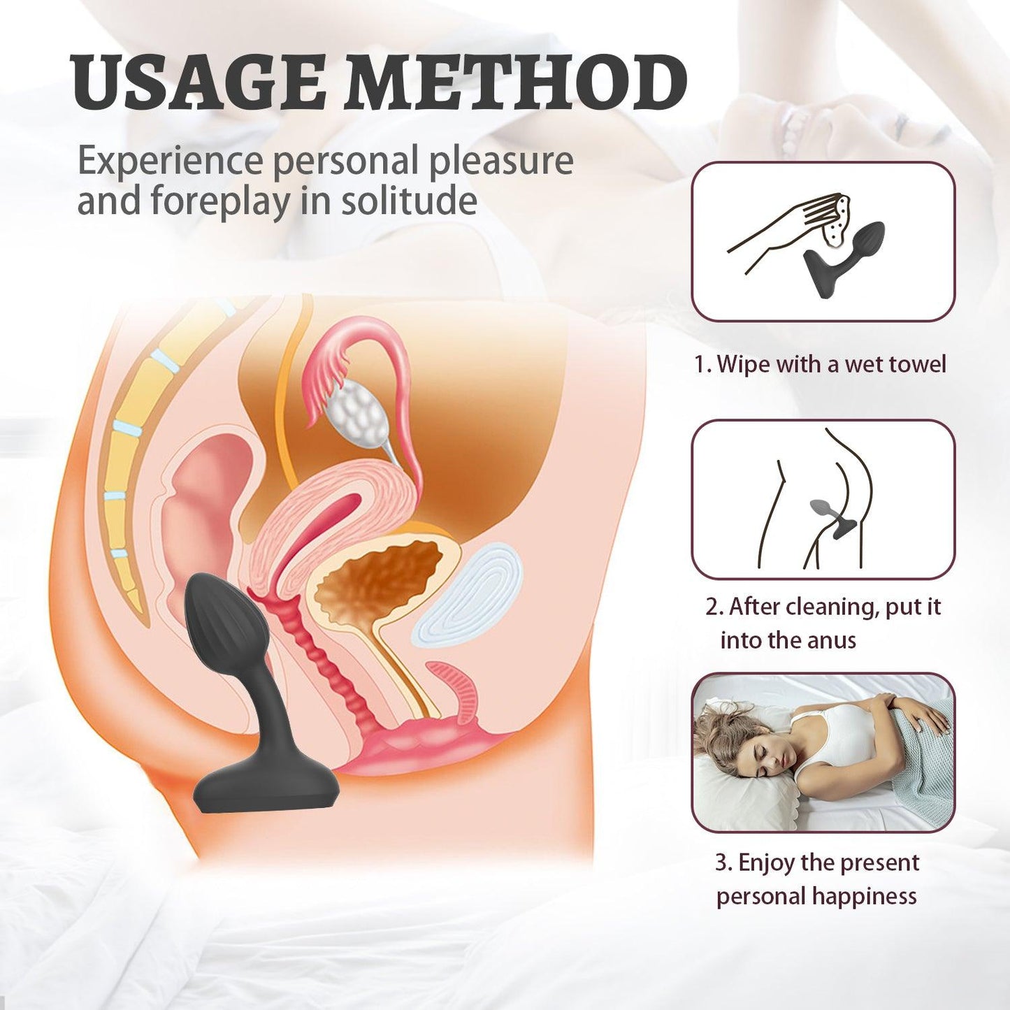 y.Love Moricz Vibrating Anal Plug with Remote Control