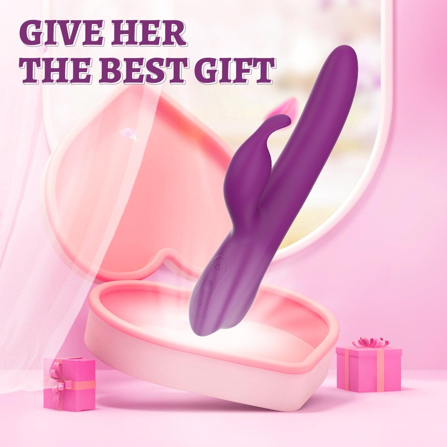 y.Love Newman 360 Rotation & Vibrating Ultra Wave Rabbit Vibrator