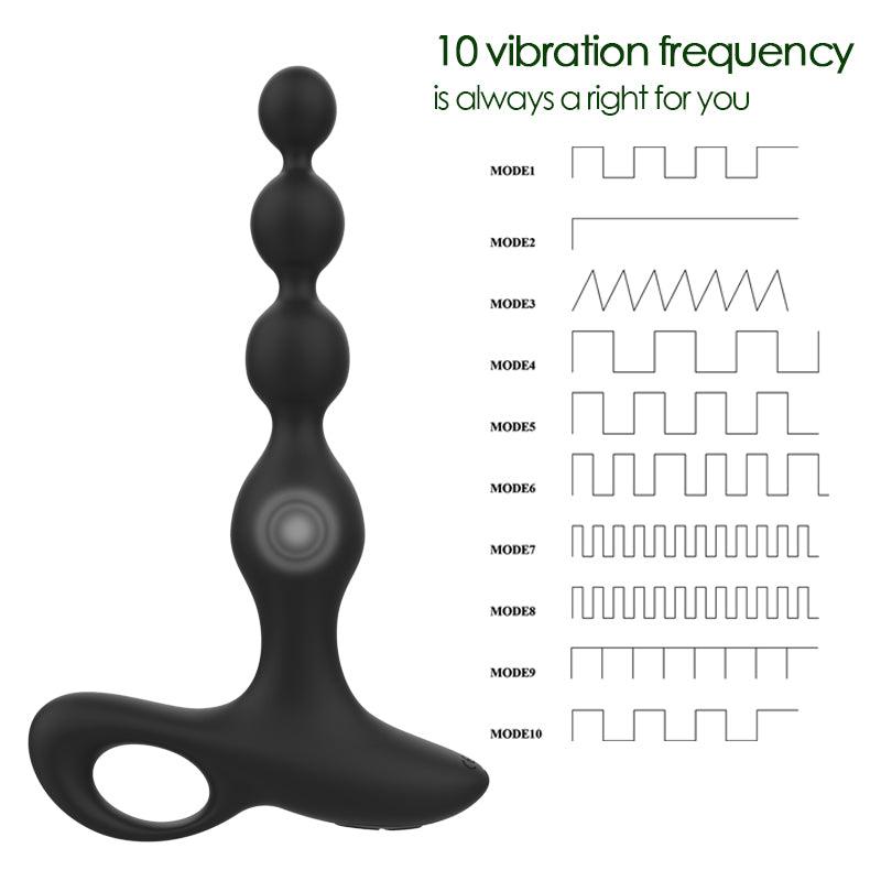 y.Love Abbot Remote Control Rechargeable Vibrating Anal Beads