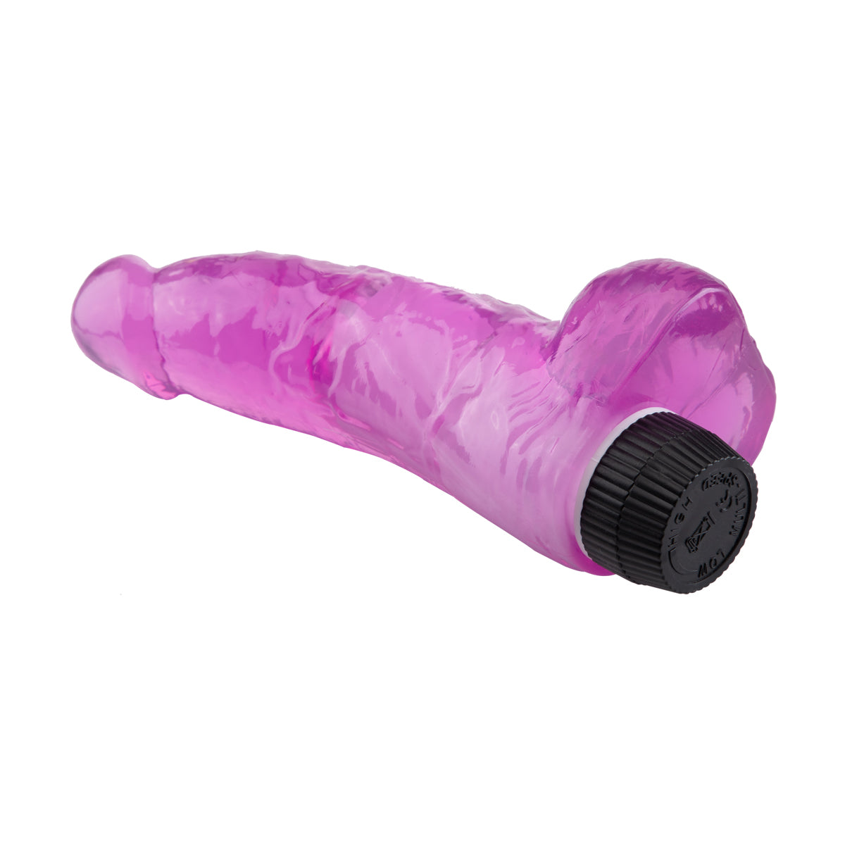 Lance's Cock Ultra Realistic Vibrating 7.9'' Dildo with Balls - Purple