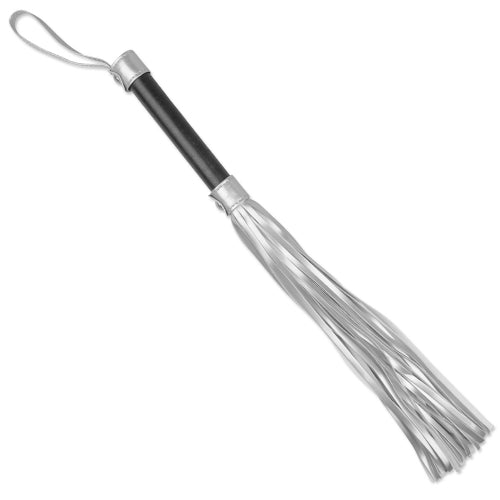 Lovetoy Products Struggle My Flogger - Black & Silver