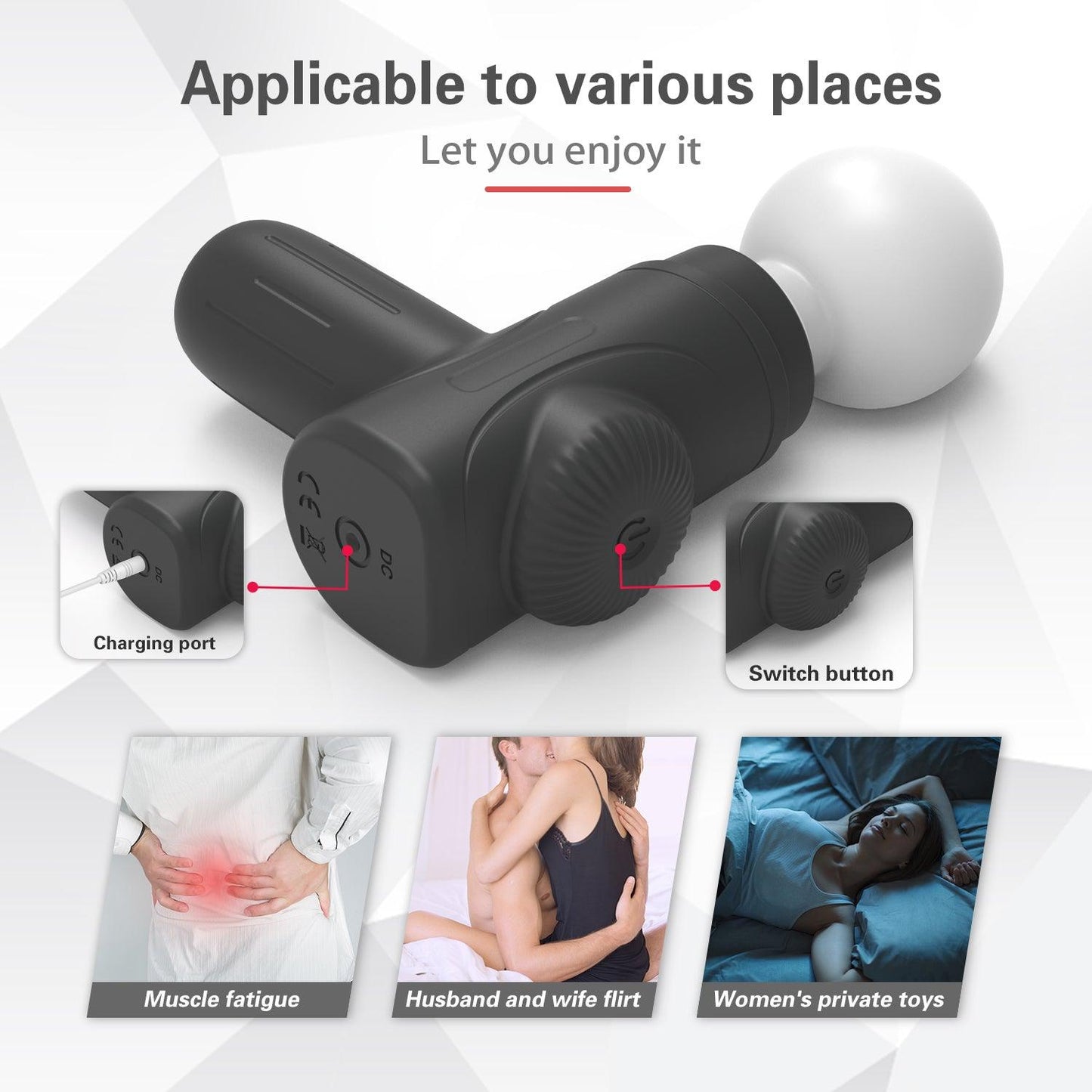 y.Love Lilith Rechargeable Mini Massager Gun