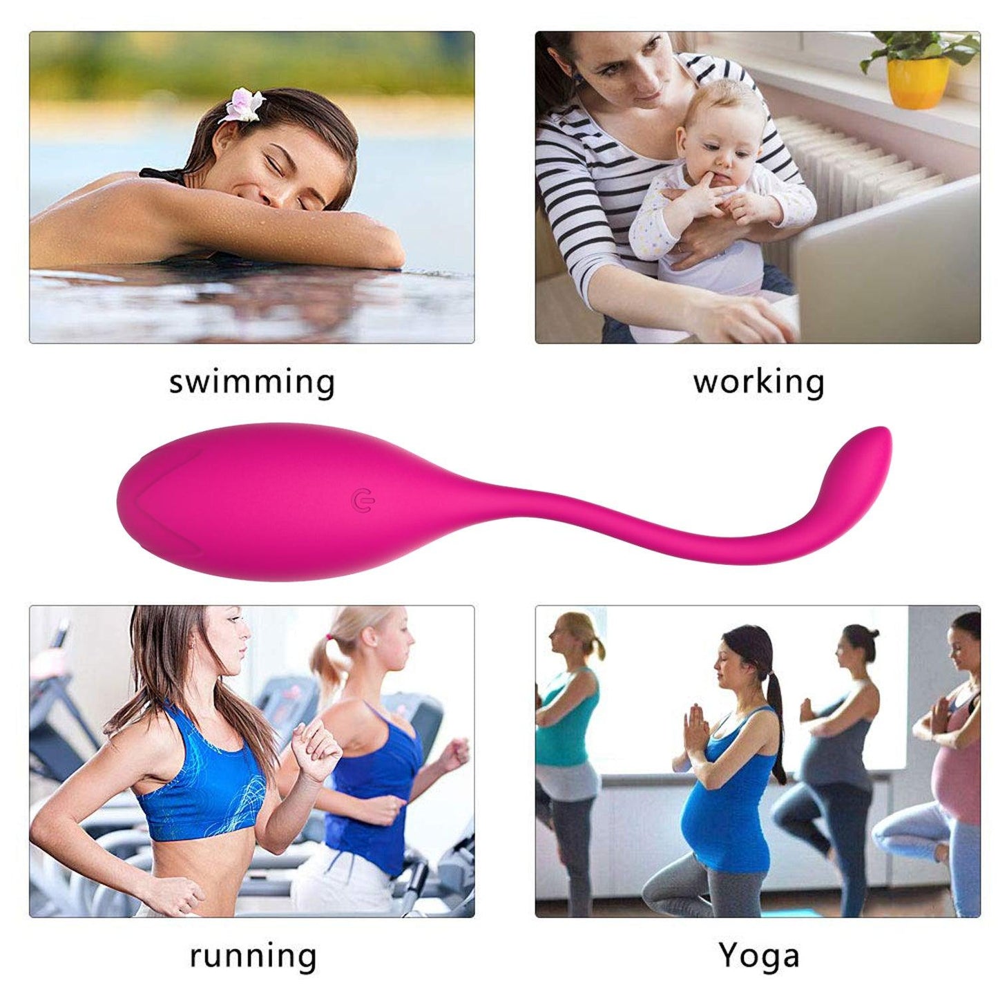 Y.Love Adele Remote Control Vibrating Egg Wearable Mini Vibrator
