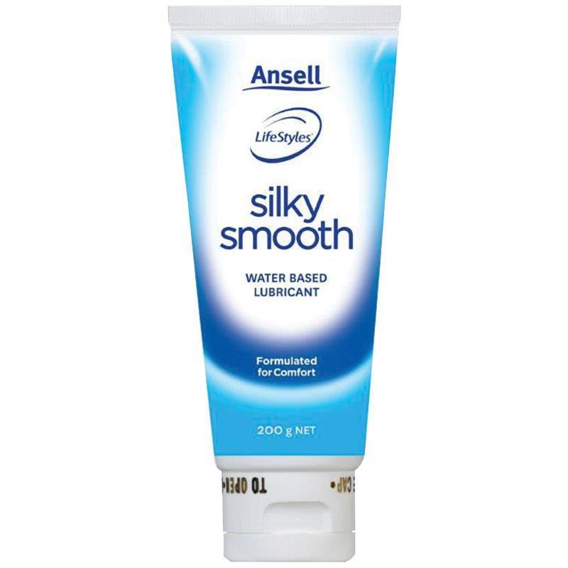 Ansell Lifestyles Silky Smooth Waterbased Lubricant 200g