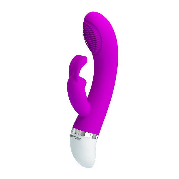 Pretty Love by Baile Silicone Rabbit Vibrator Christ - Purple