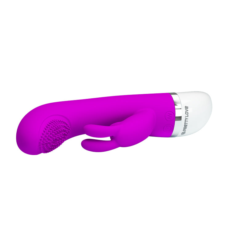 Pretty Love by Baile Silicone Rabbit Vibrator Christ - Purple