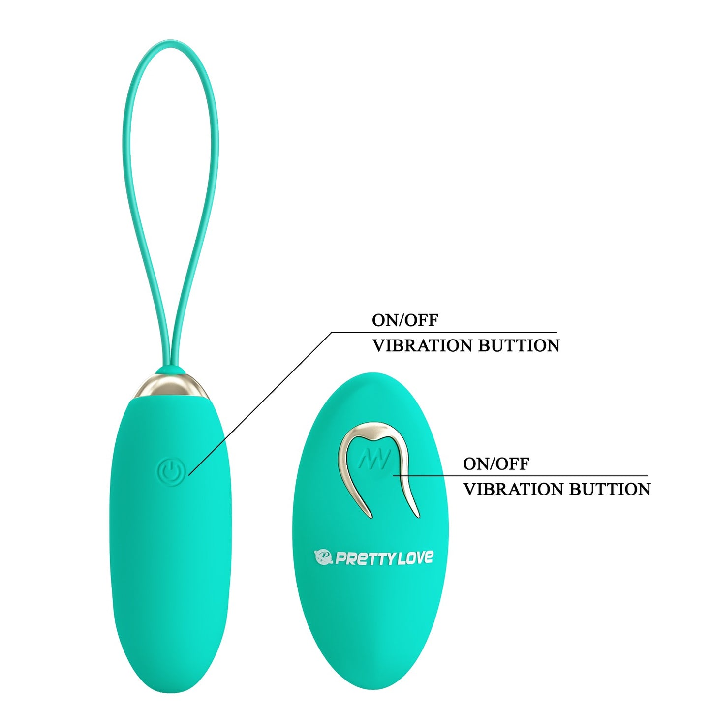 Pretty Love Julia 2 Rechargeable Vibrating Egg with Remote