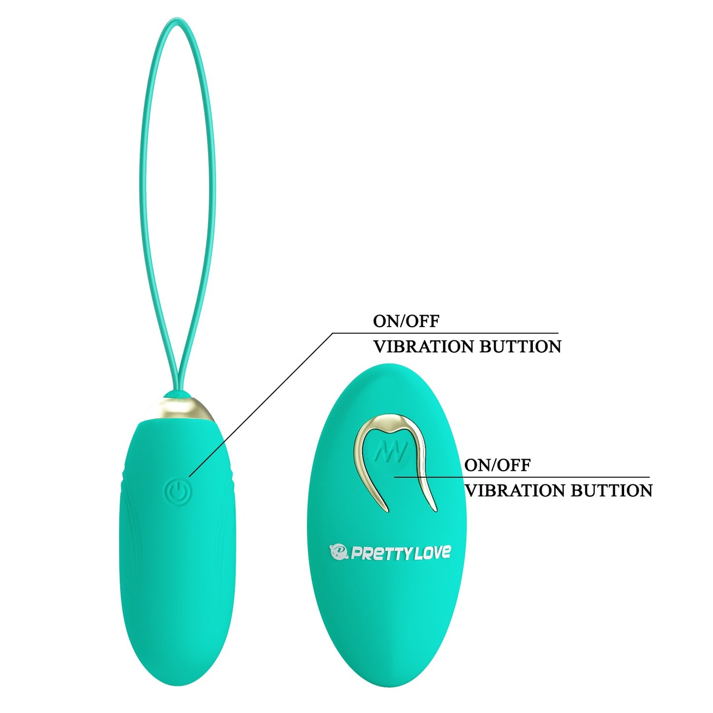 Pretty Love Jenny Rechargeable Vibrating Egg with Remote Control