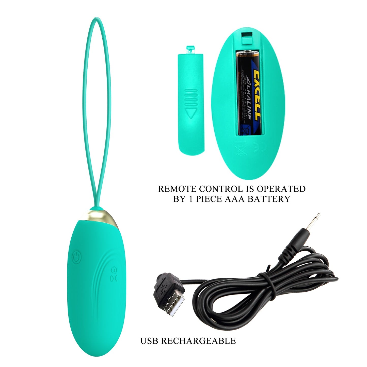 Pretty Love Jenny Rechargeable Vibrating Egg with Remote Control