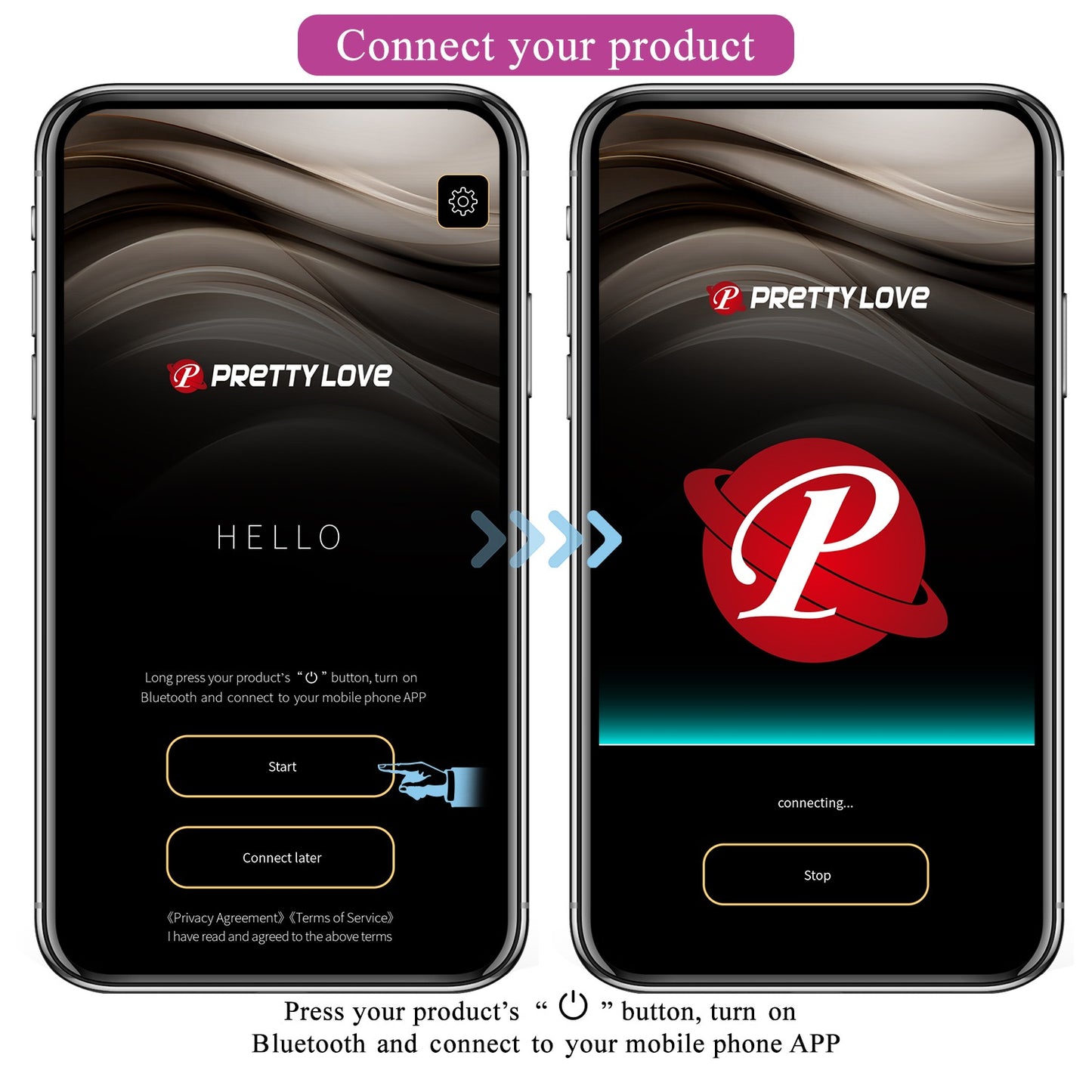 Pretty Love Ethan Rechargeable G-Spot Vibrator with App Control