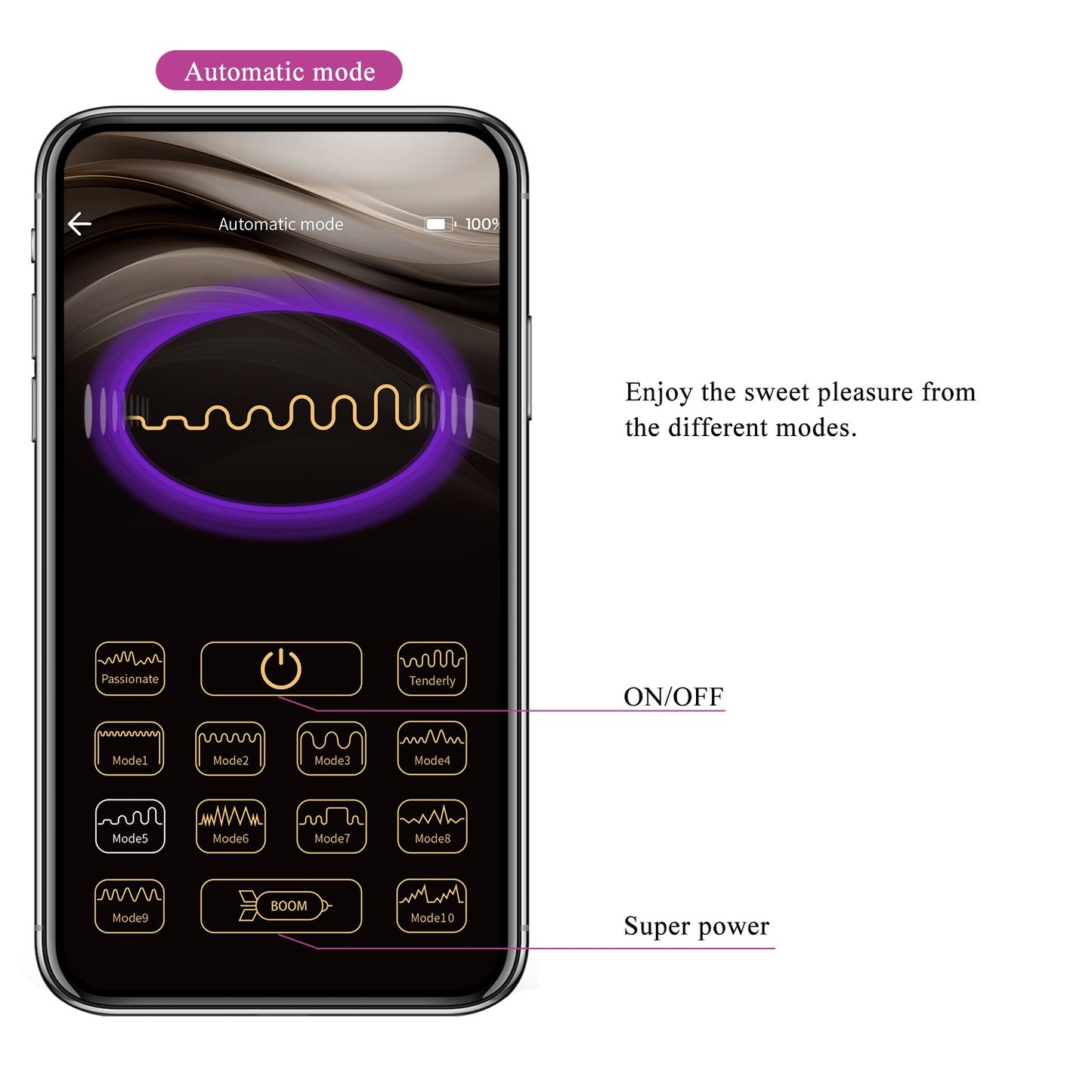 Pretty Love Ethan Rechargeable G-Spot Vibrator with App Control