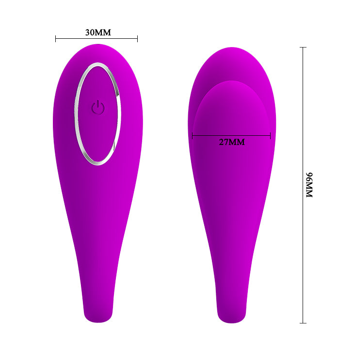 Pretty Love Algernon Rechargeable Couples Vibrator with Remote