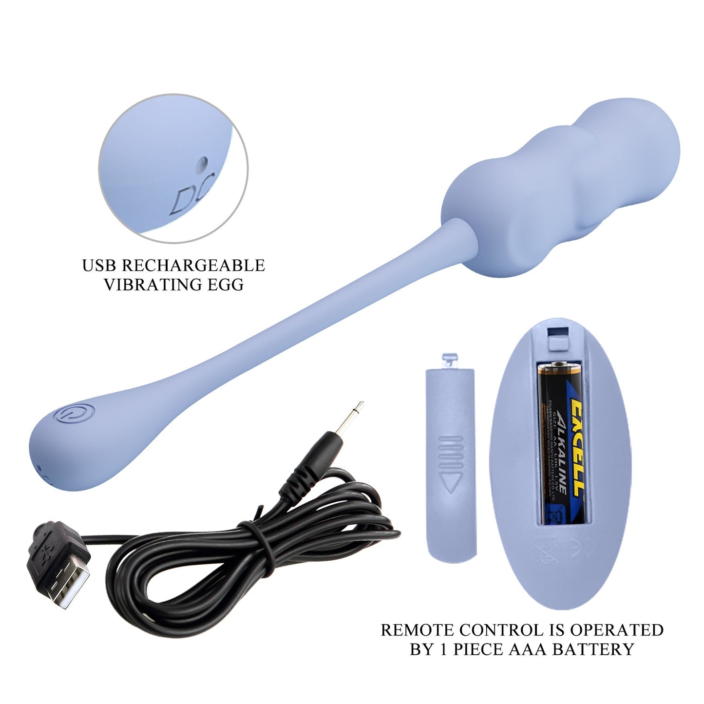 Pretty Love Leshy 4 Rechargeable Vibrating Egg with Remote