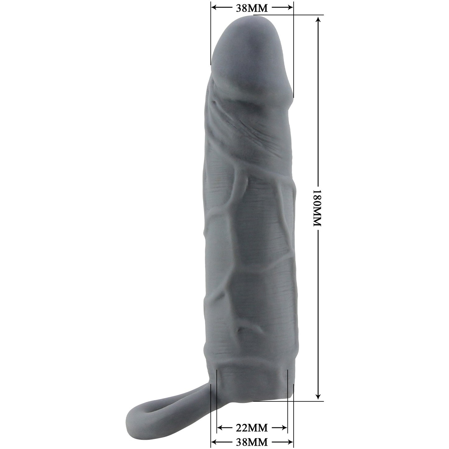 Pretty Love Large Realistic Penis Sleeve