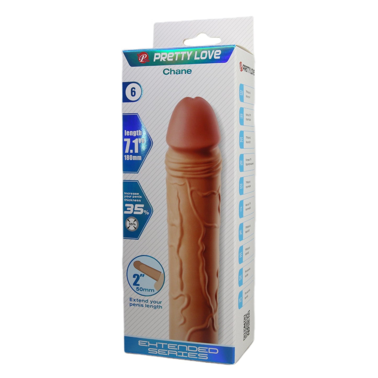 Pretty Love Chane 2" Extended Series Penis Sleeve