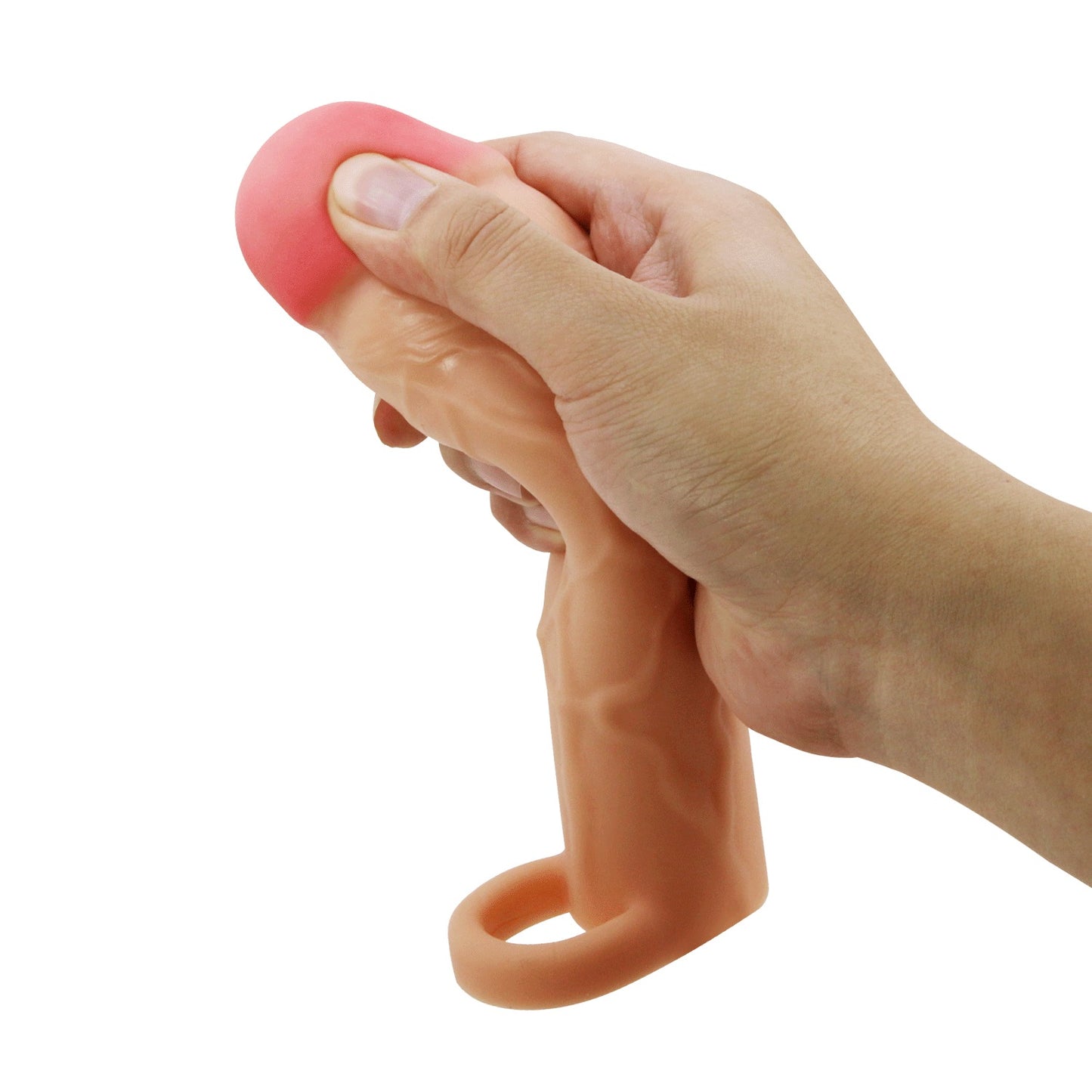 Pretty Love Hani 2" Extended Series Penis Sleeve with Ball Strap