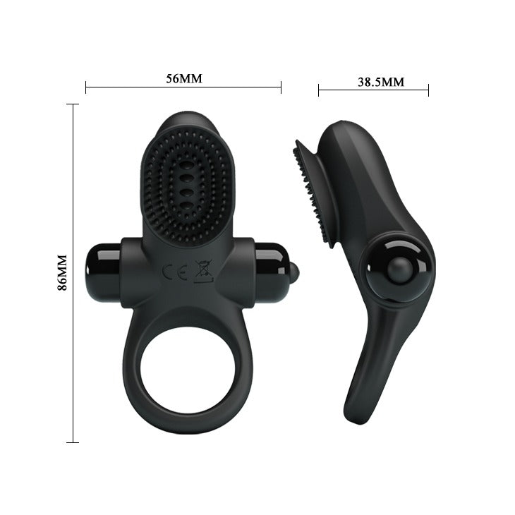Pretty Love Vibrant Penis Ring II - Black