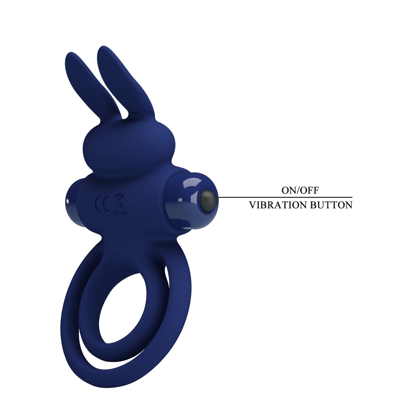 Pretty Love Darey Powerful Rabbit Vibrating Cock Ring