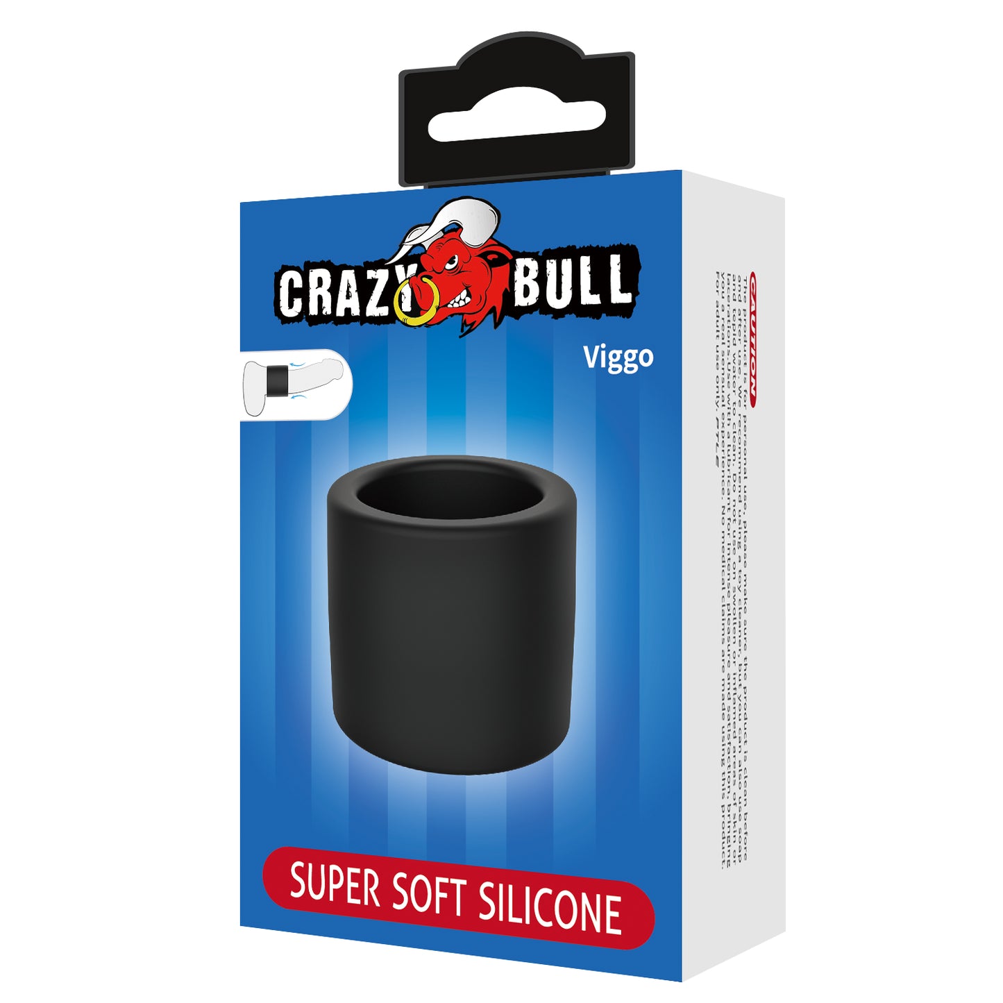 Crazy Bull Viggo Secure Fit Exceptional Comfort Silicone Stretcher Cock Ring